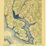 United States Geological Survey Wicomico, MD-VA (1920, 62500-Scale) digital map