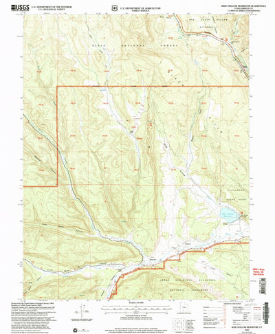 United States Geological Survey Wide Hollow Reservoir, UT (2002, 24000-Scale) digital map