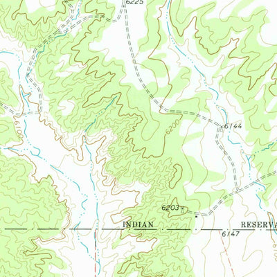 United States Geological Survey Wide Ruins SW, AZ (1971, 24000-Scale) digital map