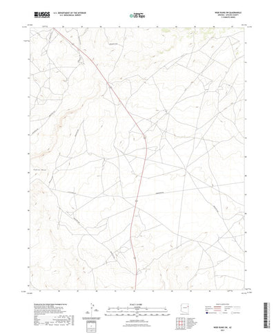 United States Geological Survey Wide Ruins SW, AZ (2021, 24000-Scale) digital map
