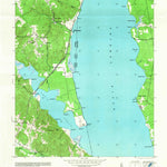 United States Geological Survey Widewater, VA-MD (1946, 24000-Scale) digital map
