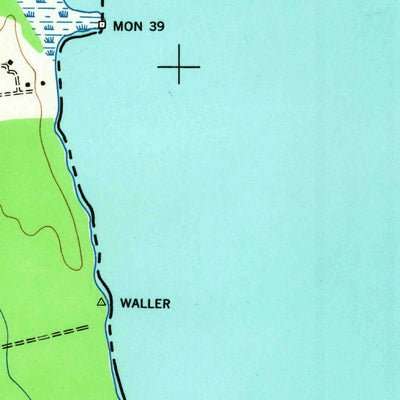 United States Geological Survey Widewater, VA-MD (1946, 24000-Scale) digital map