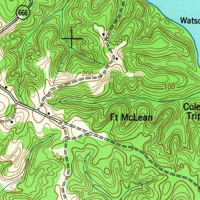 United States Geological Survey Widewater, VA-MD (1946, 24000-Scale) digital map