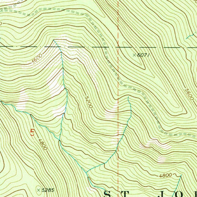 United States Geological Survey Widow Mountain, ID (1969, 24000-Scale) digital map