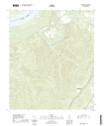 United States Geological Survey Widows Creek, MS (2020, 24000-Scale) digital map