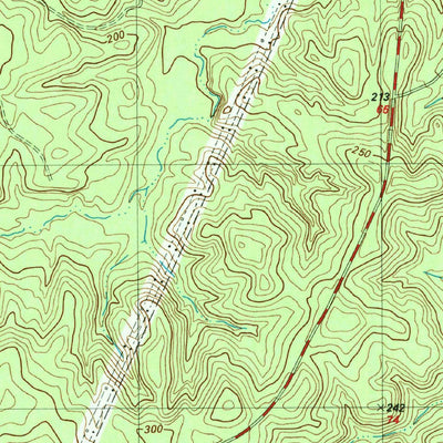 United States Geological Survey Wiergate SE, TX-LA (1985, 24000-Scale) digital map