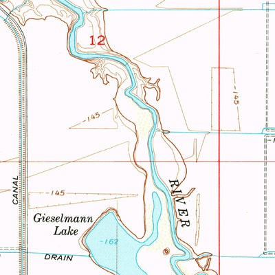United States Geological Survey Wiest, CA (1956, 24000-Scale) digital map