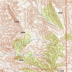 United States Geological Survey Wig Mountain NE, UT (1993, 24000-Scale) digital map