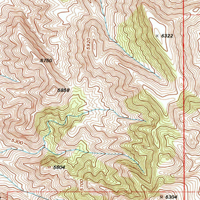 United States Geological Survey Wig Mountain NE, UT (1993, 24000-Scale) digital map