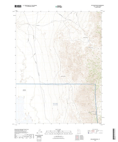 United States Geological Survey Wig Mountain NE, UT (2023, 24000-Scale) digital map