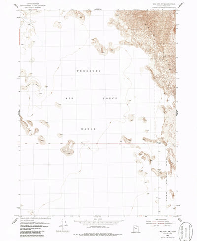 United States Geological Survey Wig Mountain NW, UT (1954, 24000-Scale) digital map