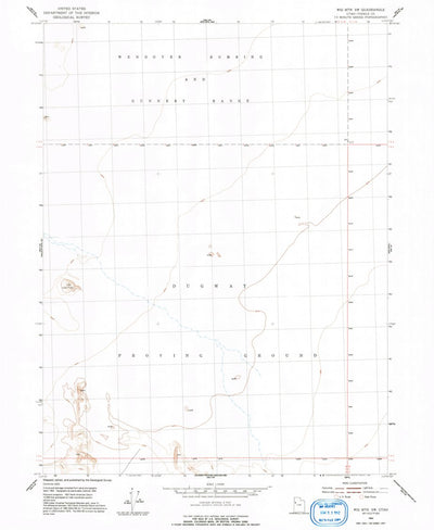 United States Geological Survey Wig Mountain SW, UT (1954, 24000-Scale) digital map