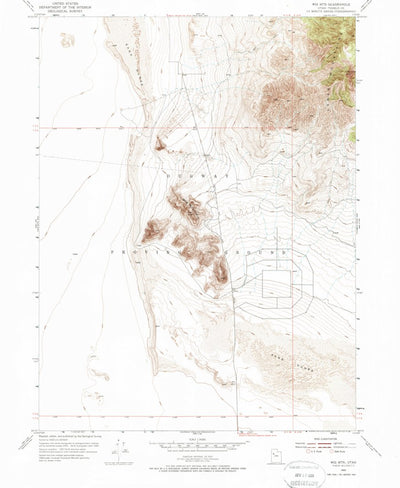 United States Geological Survey Wig Mountain, UT (1955, 24000-Scale) digital map