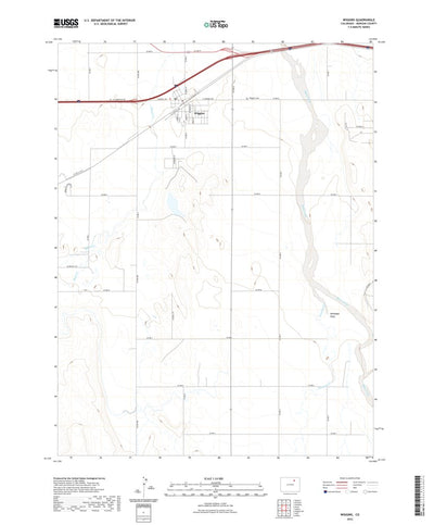 United States Geological Survey Wiggins, CO (2022, 24000-Scale) digital map