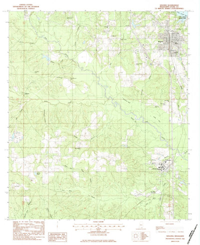 United States Geological Survey Wiggins, MS (1983, 24000-Scale) digital map