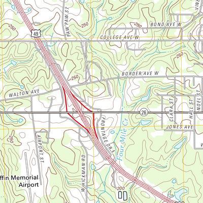 United States Geological Survey Wiggins, MS (2012, 24000-Scale) digital map