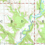 United States Geological Survey Wightman, IA (1980, 24000-Scale) digital map
