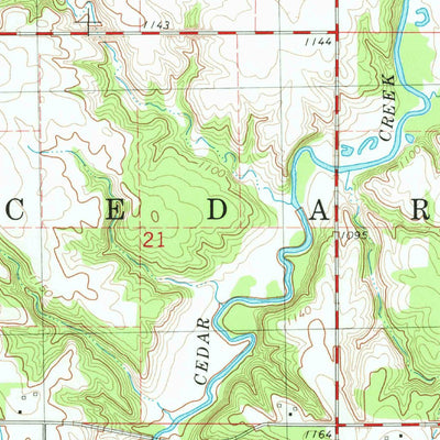 United States Geological Survey Wightman, IA (1980, 24000-Scale) digital map