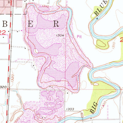 United States Geological Survey Wilber, NE (1957, 24000-Scale) digital map