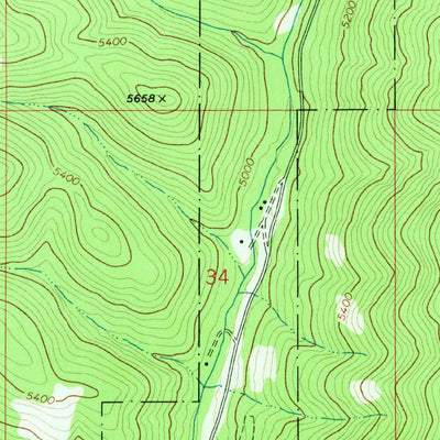 United States Geological Survey Wilborn, MT (1968, 24000-Scale) digital map