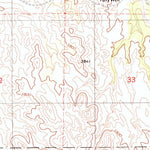 United States Geological Survey Wilbur Canyon, AZ (1980, 24000-Scale) digital map