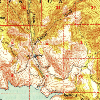 United States Geological Survey Wilbur, WA (1950, 62500-Scale) digital map