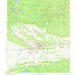 United States Geological Survey Wilburton, OK (1971, 24000-Scale) digital map