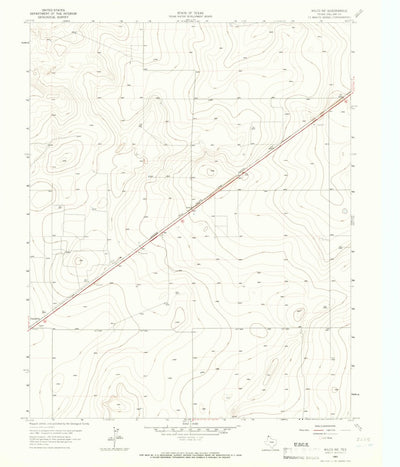 United States Geological Survey Wilco NE, TX (1965, 24000-Scale) digital map