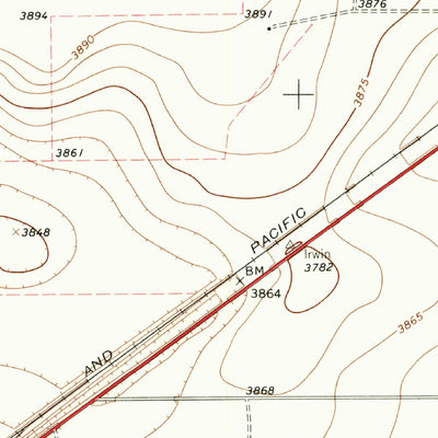 United States Geological Survey Wilco NE, TX (1965, 24000-Scale) digital map