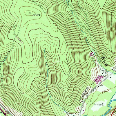 United States Geological Survey Wilcox, PA (1969, 24000-Scale) digital map