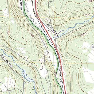 United States Geological Survey Wilcox, PA (2023, 24000-Scale) digital map