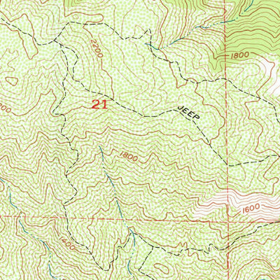 United States Geological Survey Wilcox Ridge, CA (1956, 24000-Scale) digital map