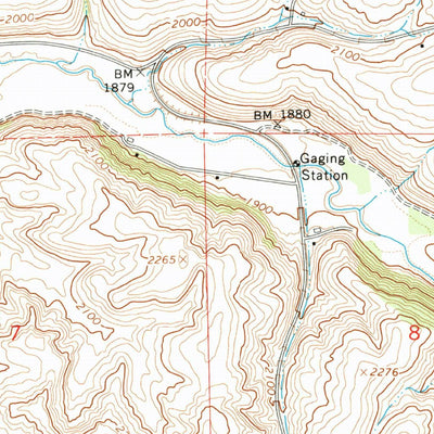 United States Geological Survey Wilcox, WA (1964, 24000-Scale) digital map
