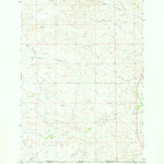 United States Geological Survey Wild Bill Creek, MT-WY (1970, 24000-Scale) digital map