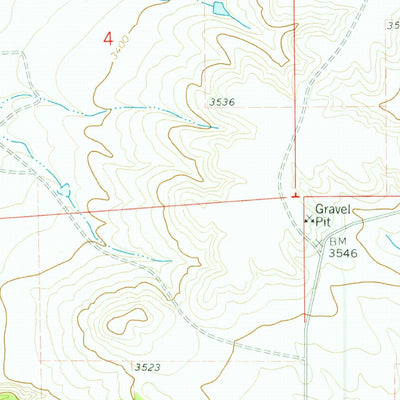 United States Geological Survey Wild Bill Flat West, MT (1978, 24000-Scale) digital map