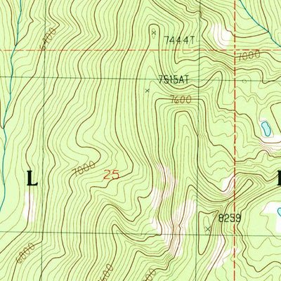United States Geological Survey Wild Buck Peak, ID (1988, 24000-Scale) digital map