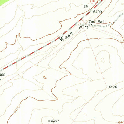 United States Geological Survey Wild Cow Lake, AZ (1978, 24000-Scale) digital map
