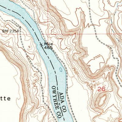 United States Geological Survey Wild Horse Butte, ID (1947, 24000-Scale) digital map