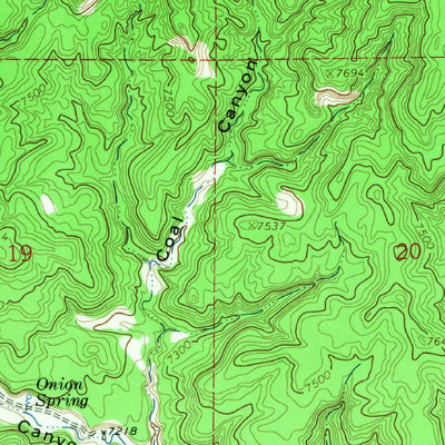 United States Geological Survey Wild Horse Canyon, NM (1964, 24000-Scale) digital map