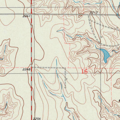 United States Geological Survey Wild Horse Creek, KS (1979, 24000-Scale) digital map