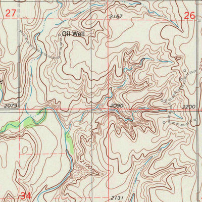 United States Geological Survey Wild Horse Creek, KS (1979, 24000-Scale) digital map