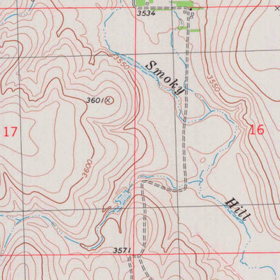 United States Geological Survey Wild Horse Draw, KS (1979, 24000-Scale) digital map