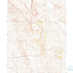 United States Geological Survey Wild Horse Hill, WY (1967, 24000-Scale) digital map