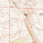 United States Geological Survey Wild Horse Hill, WY (1967, 24000-Scale) digital map
