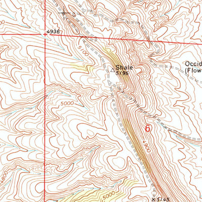 United States Geological Survey Wild Horse Hill, WY (1967, 24000-Scale) digital map