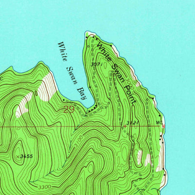 United States Geological Survey Wild Horse Island, MT (1964, 24000-Scale) digital map