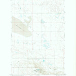United States Geological Survey Wild Horse Lake East, MT (1972, 24000-Scale) digital map