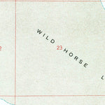 United States Geological Survey Wild Horse Lake East, MT (1972, 24000-Scale) digital map