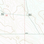 United States Geological Survey Wild Horse Lake West, MT (1972, 24000-Scale) digital map