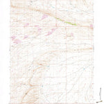 United States Geological Survey Wild Horse Mountain, WY (1953, 24000-Scale) digital map